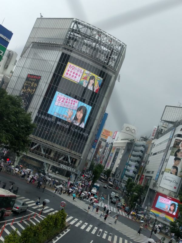 渋谷のスクランブル交差点