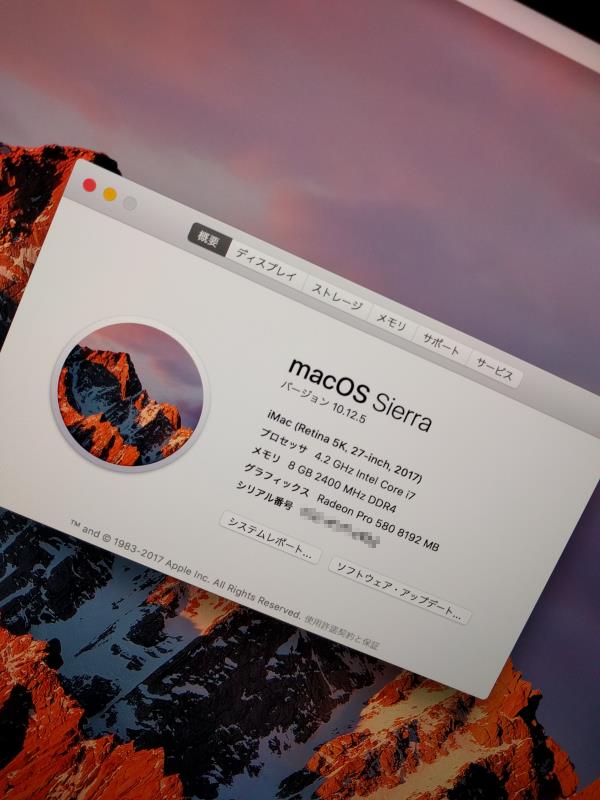 バージョン表示