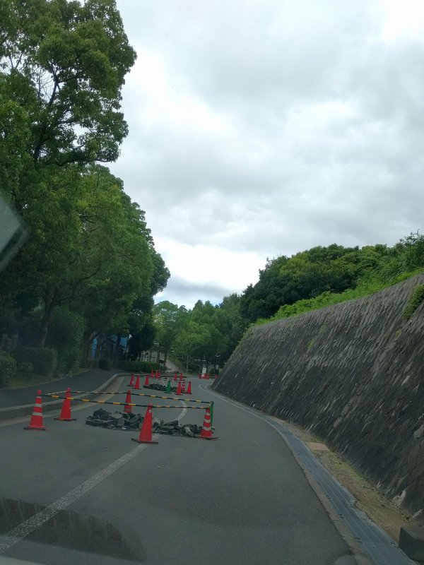 本日の通勤路