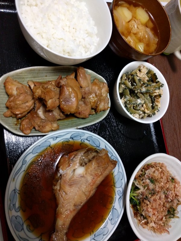 本日の夕食