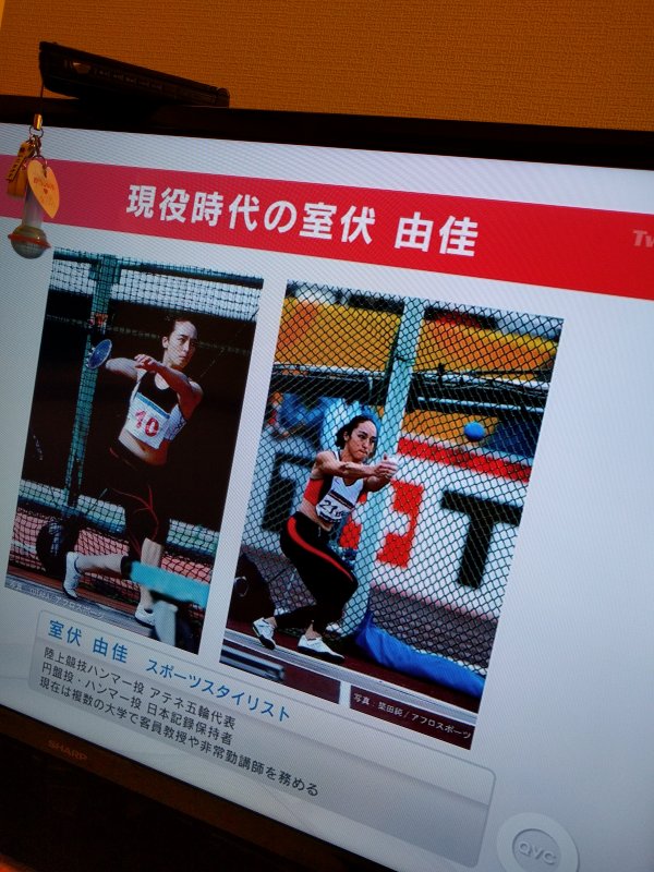 現役時代の室伏由佳