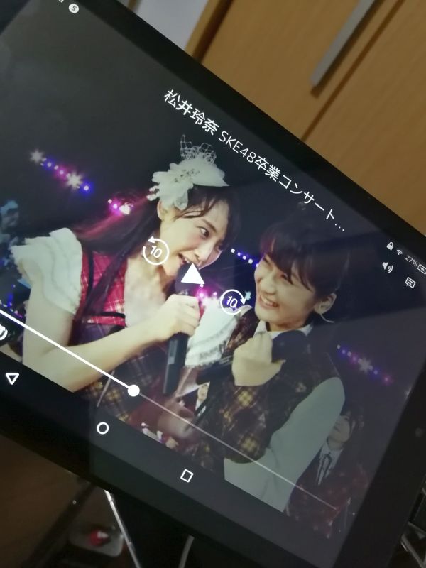 Fire HD8で動画再生