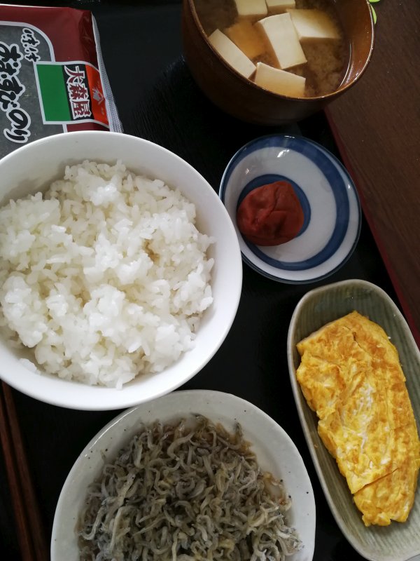 本日の朝食兼昼食