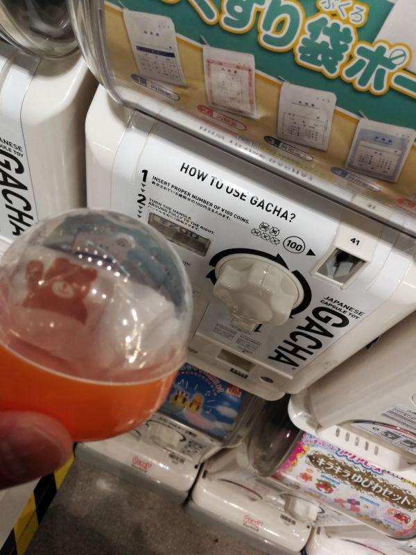 数年ぶりのガチャ