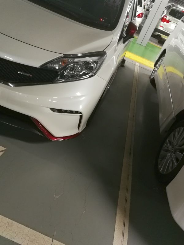 駐車場の間隔