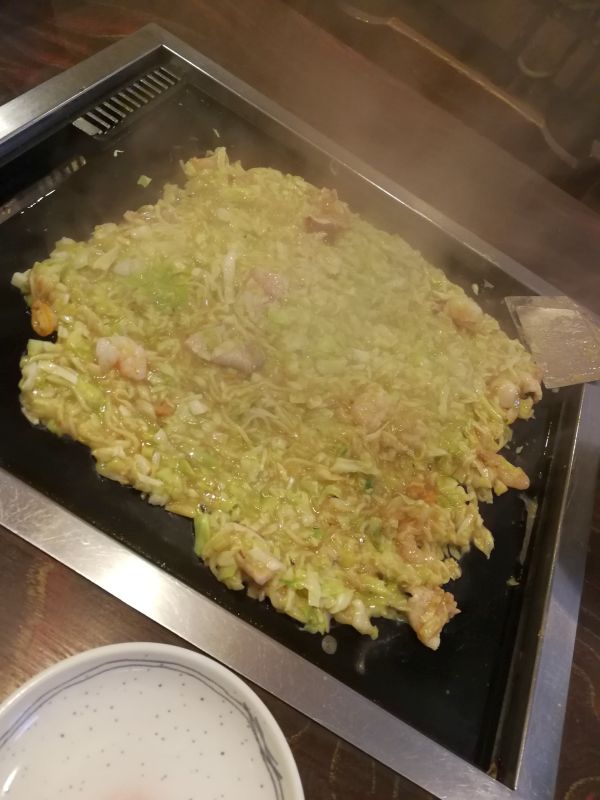 もんじゃ完成