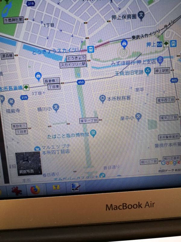 押上近辺の地図