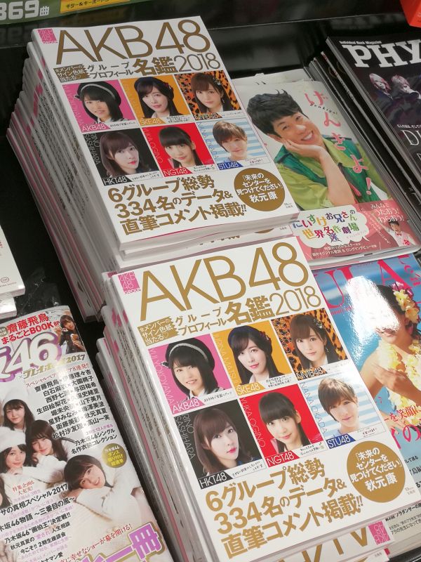 AKB48グループプロフィール名鑑2018