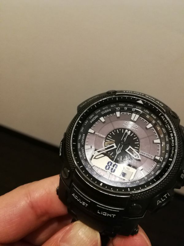 時計の高度表示