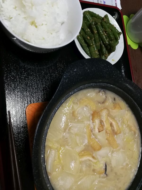 本日の夕食