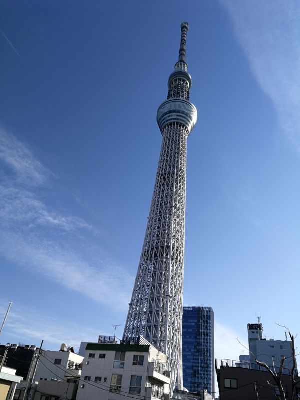 業平橋から見る東京スカイツリー