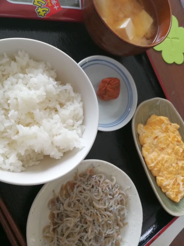 本日の朝食兼昼食