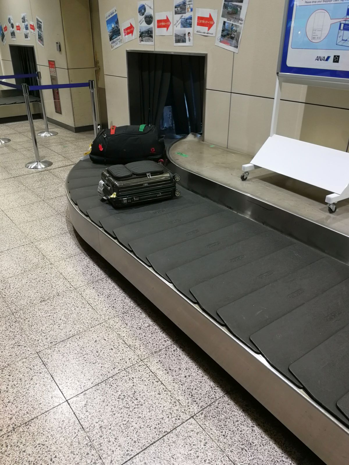 回転台の荷物