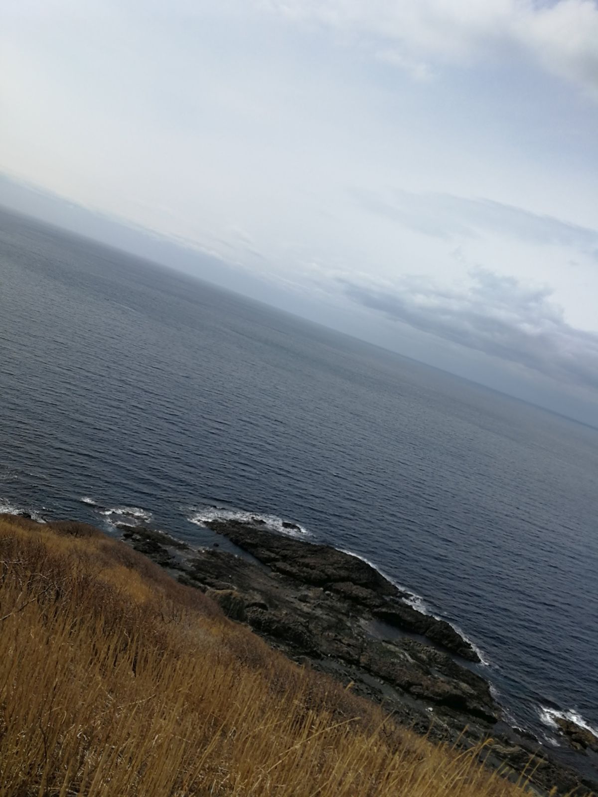 崖の上からの風景