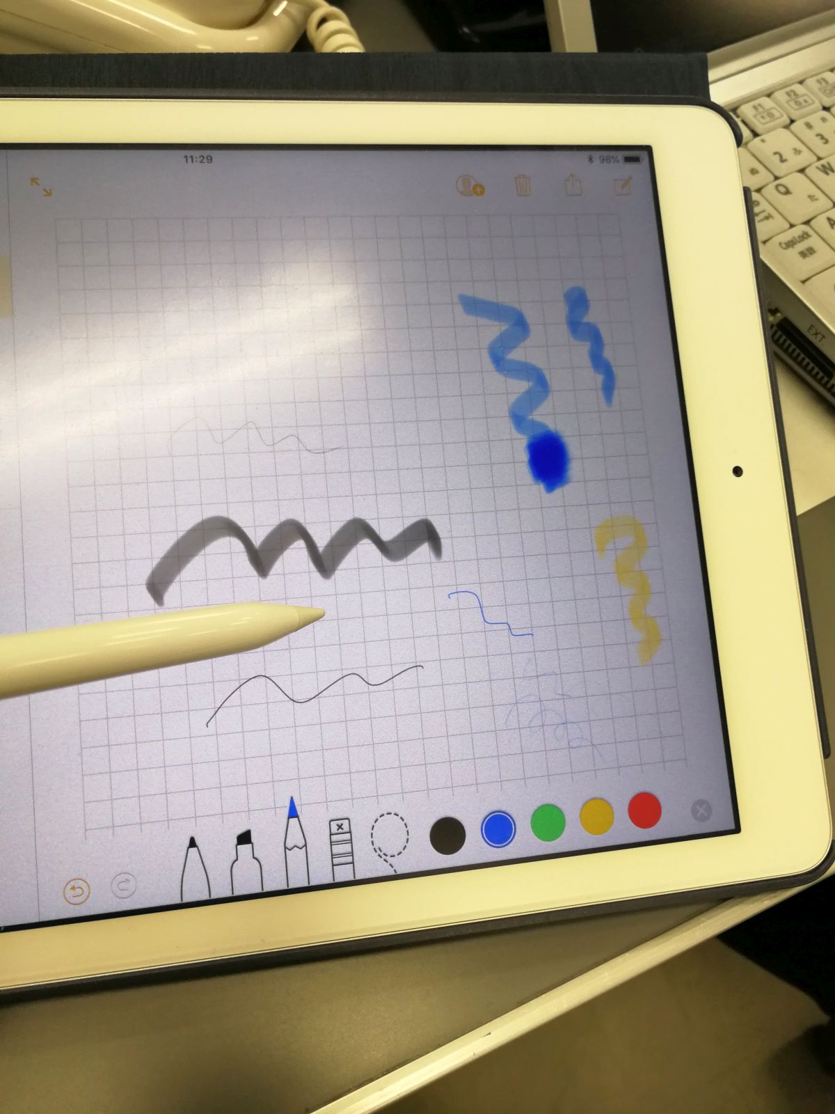 iPadにApple Pencil