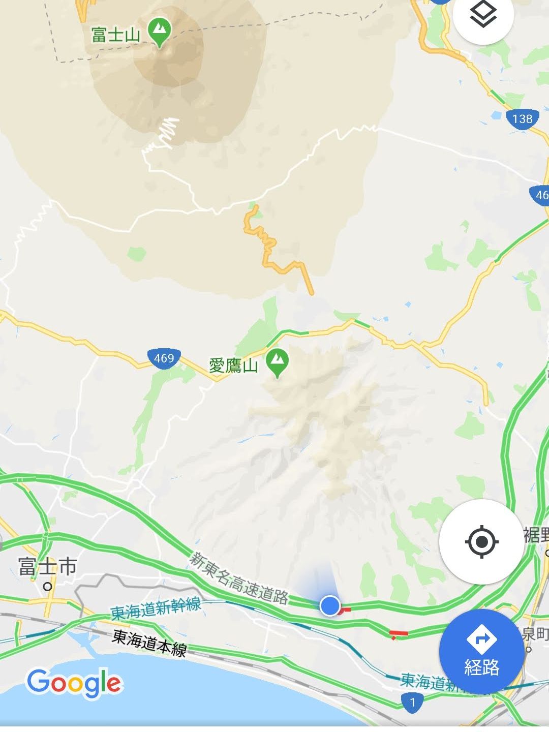 富士山方向