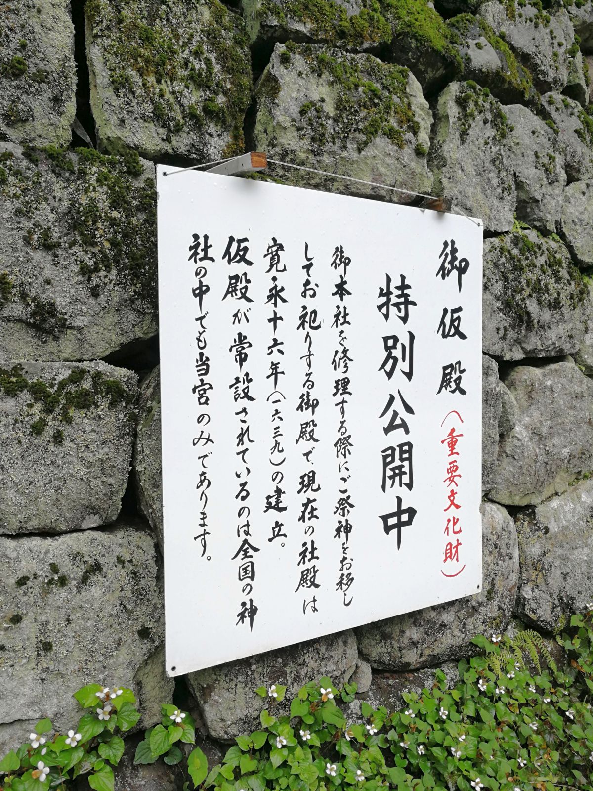 仮御殿 特別公開中