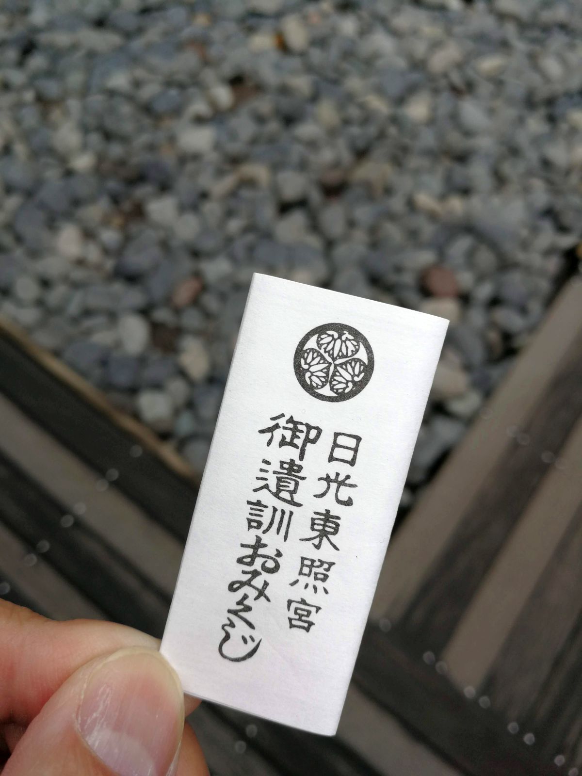 日光東照宮 御遺訓おみくじ