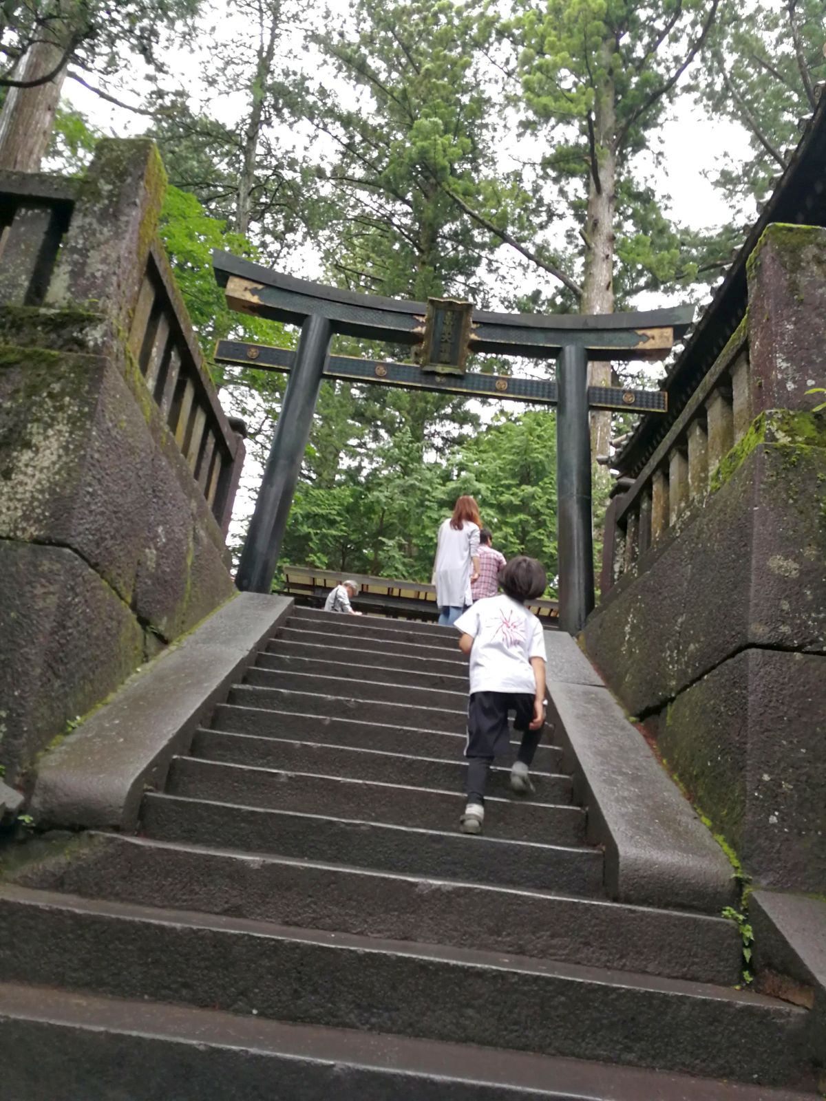 参道の階段