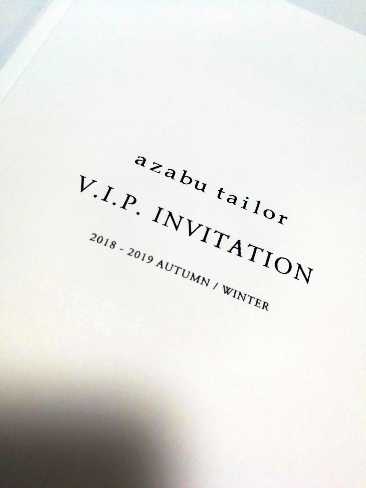 V.I.P INVITATION