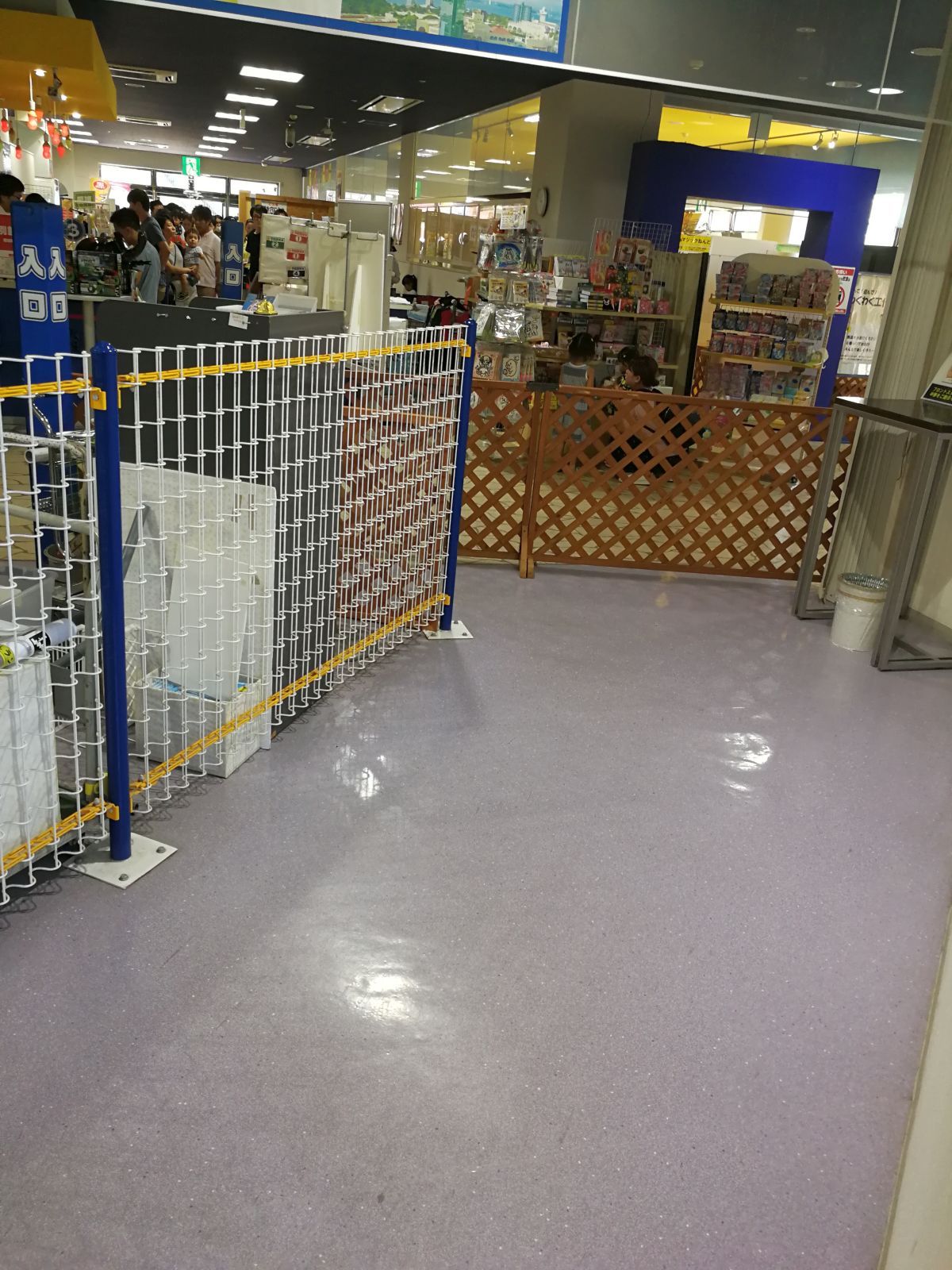 タワーの入場列
