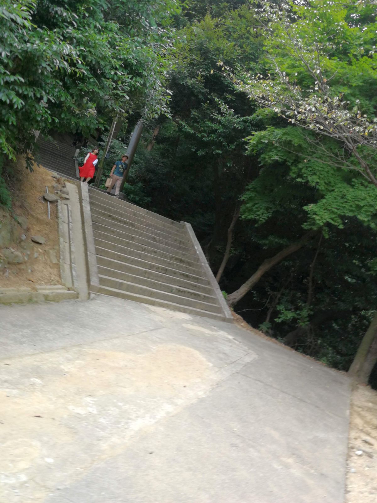 なだらかな階段