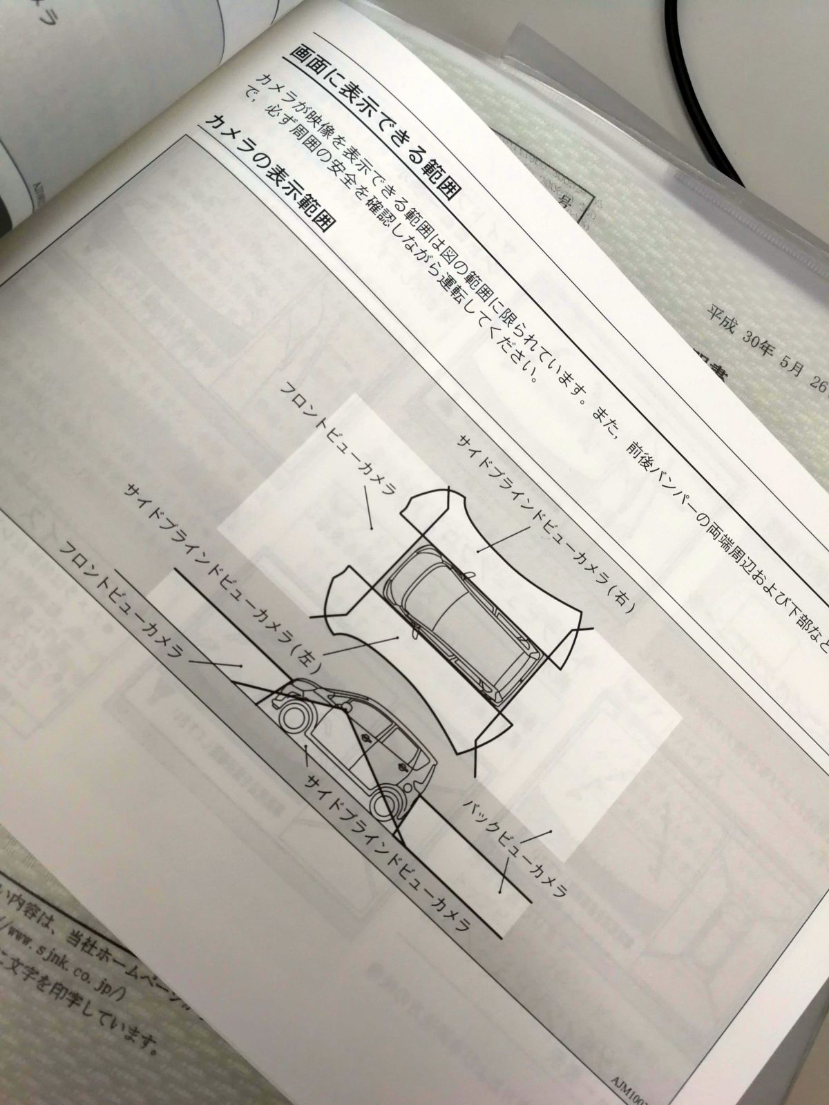 カメラの表示範囲