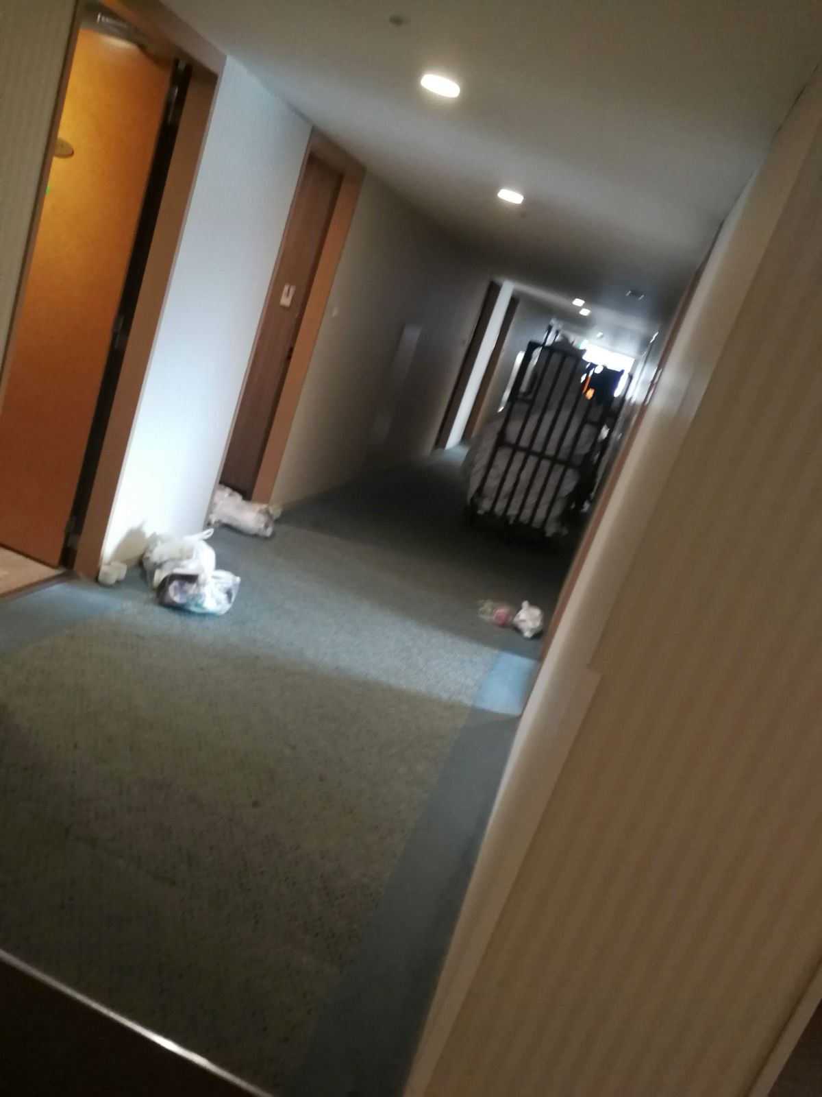 掃除中