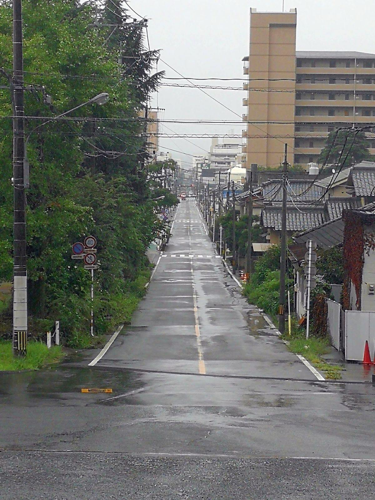 反対側の道