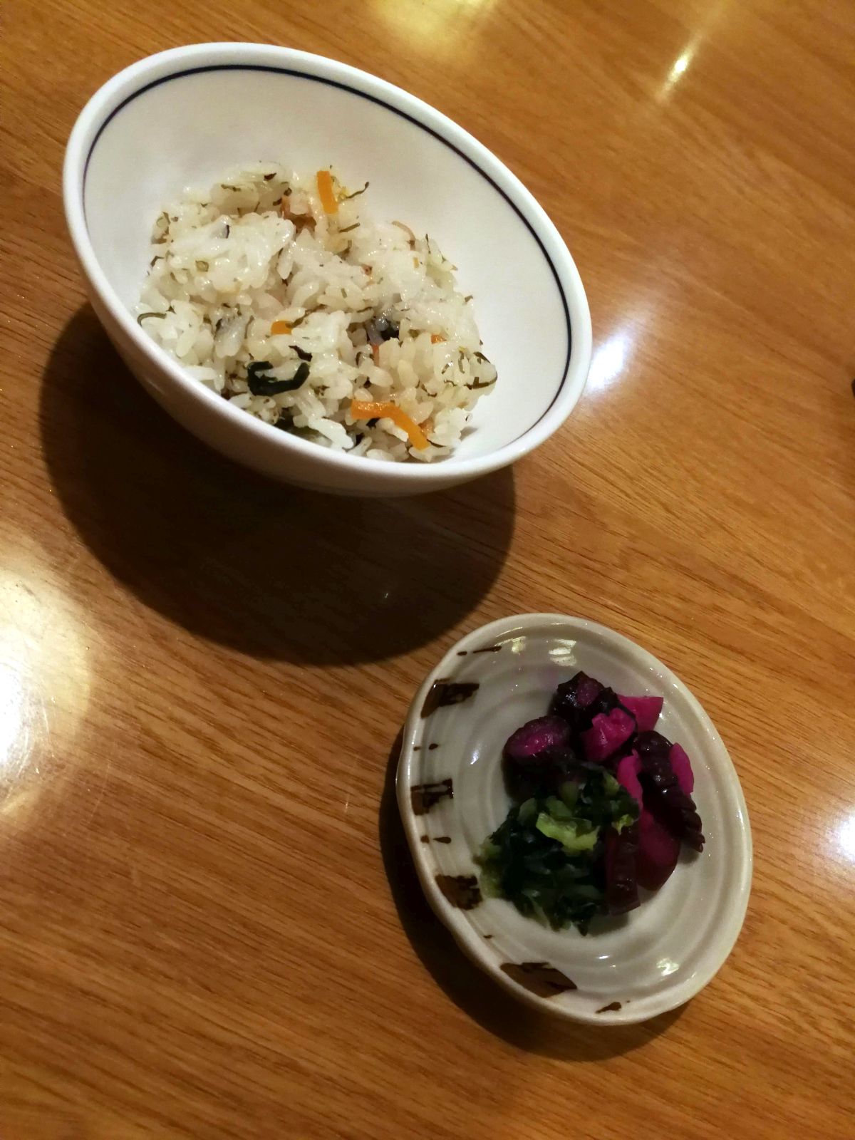 御飯と香物