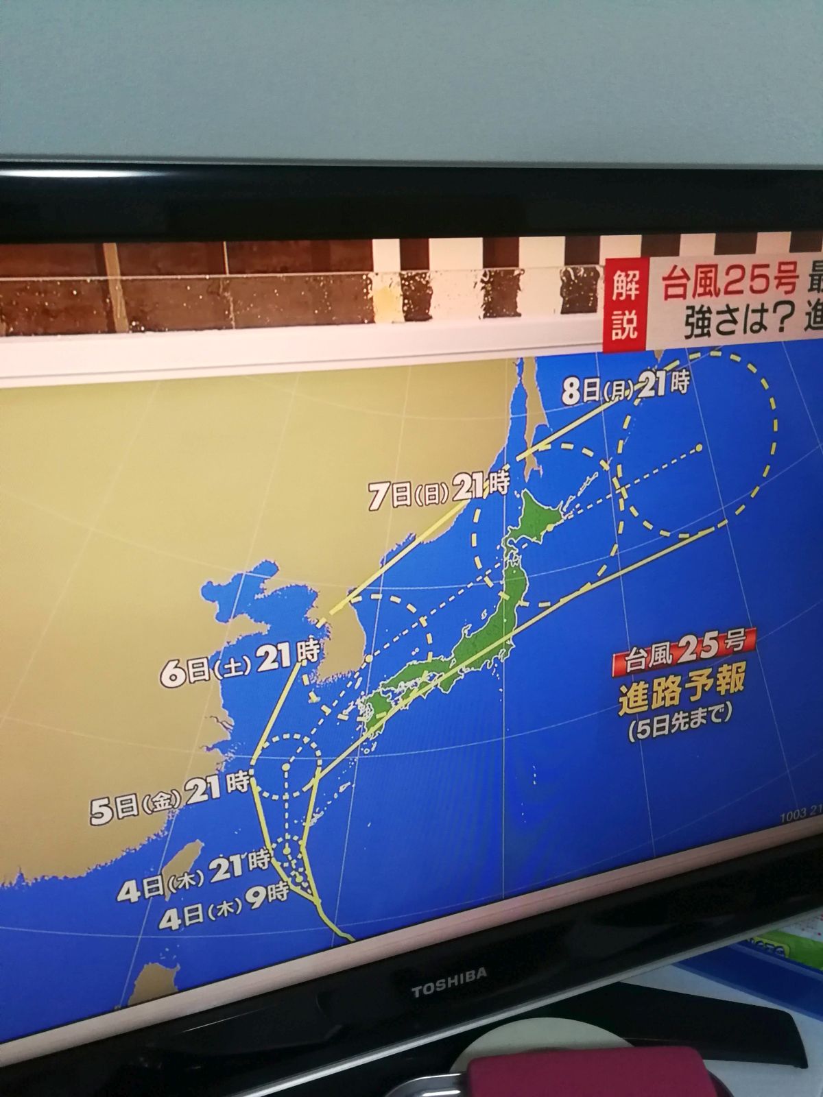 台風の進路