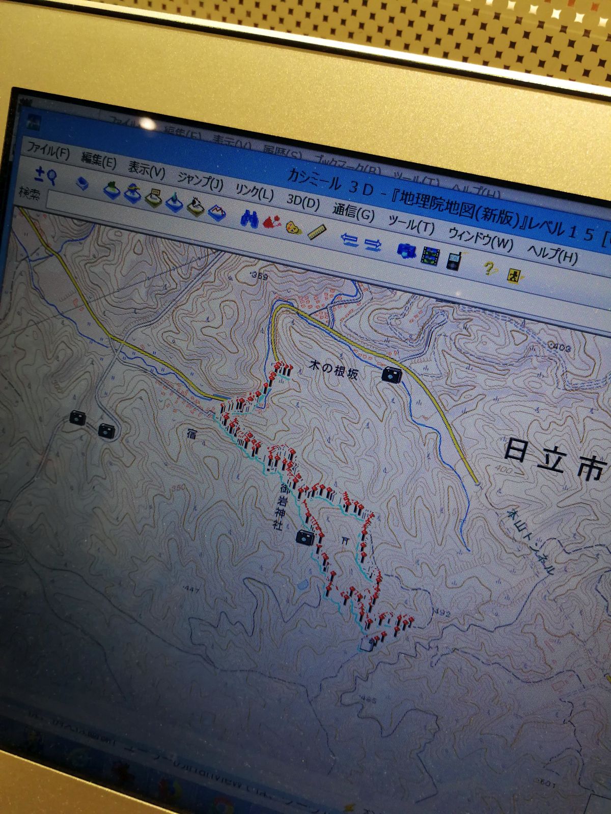 撮影画像のGPS情報