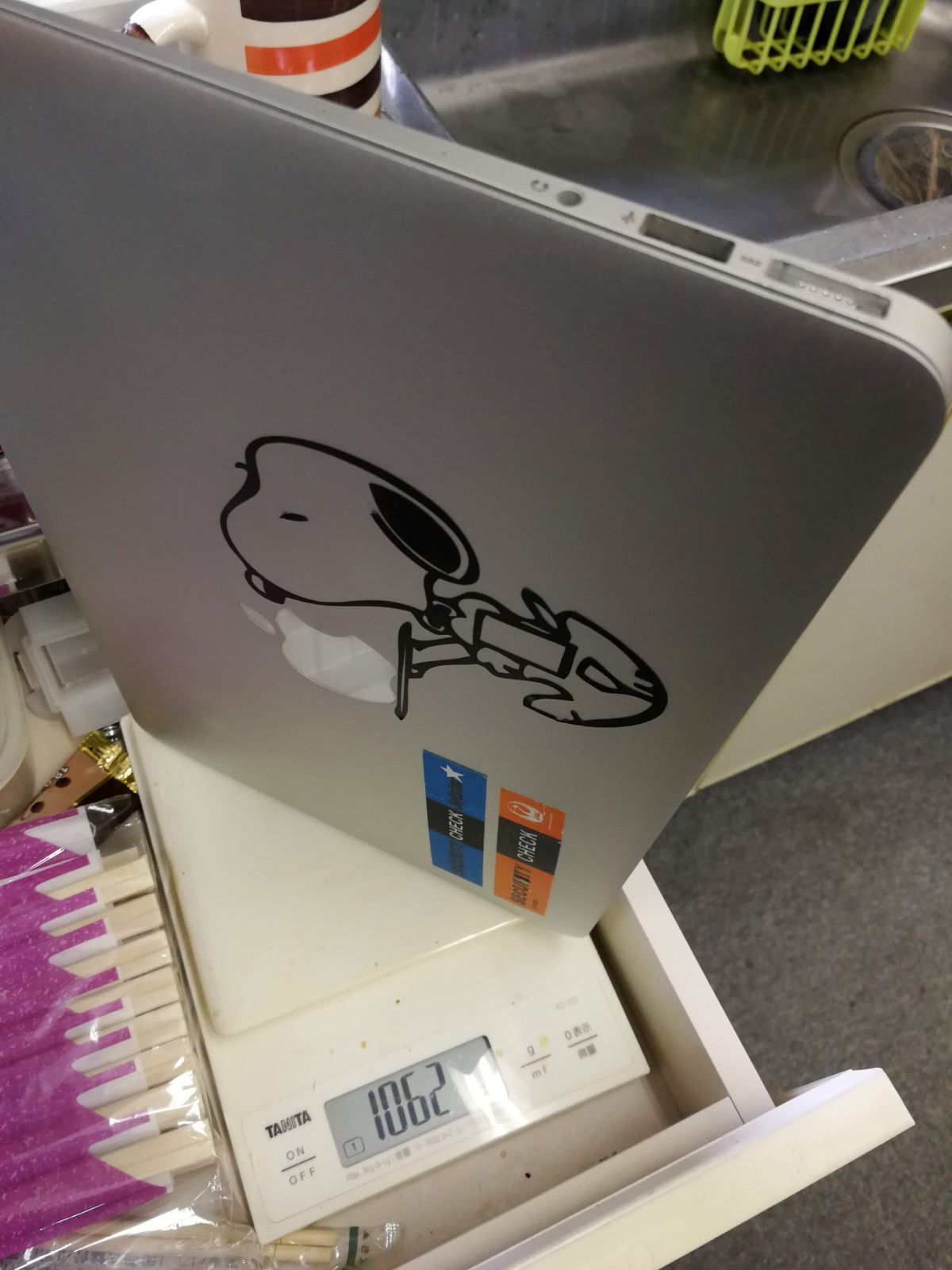 MacBook Airの重量