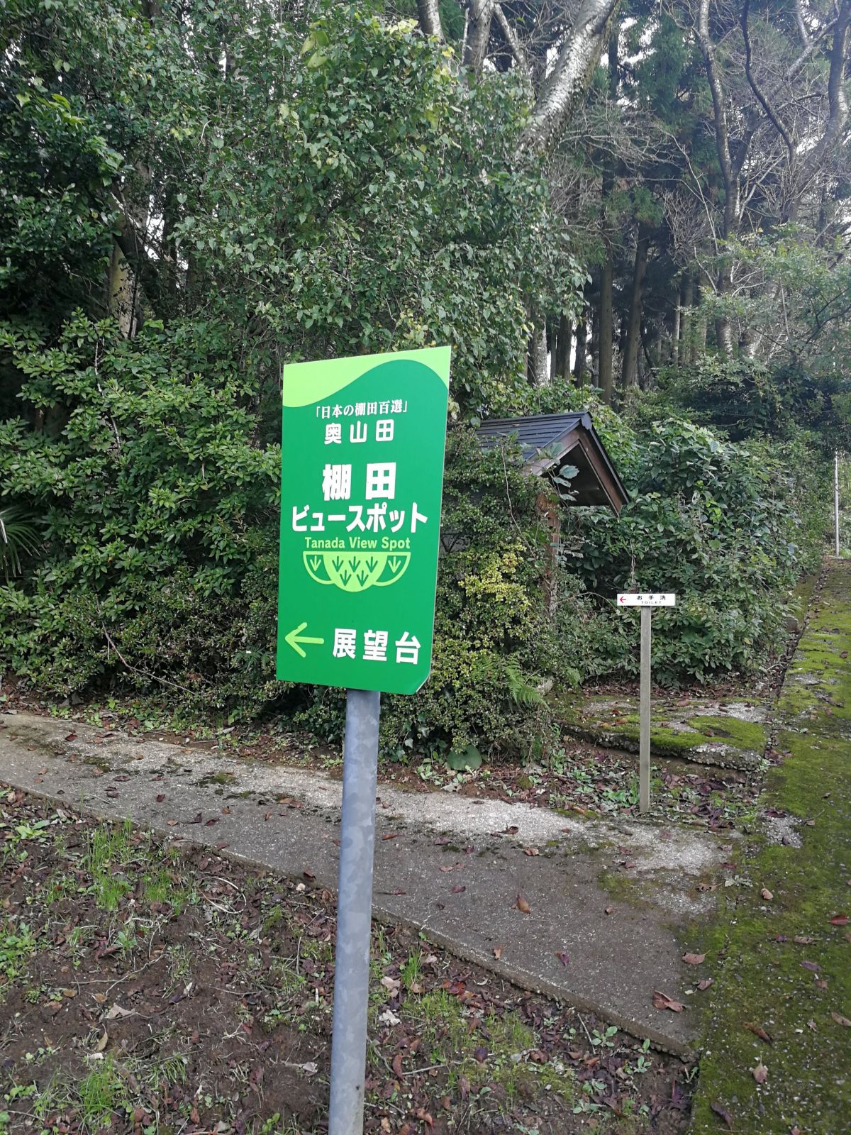 あっち、棚田ビュースポット展望台