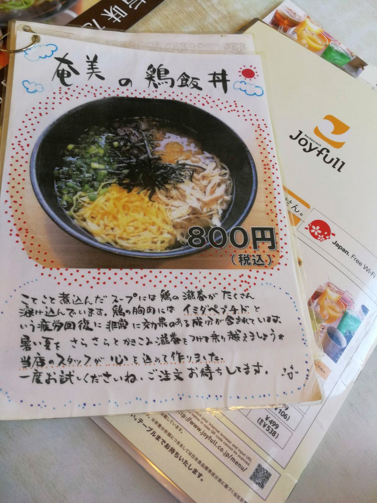 奄美の鶏飯丼