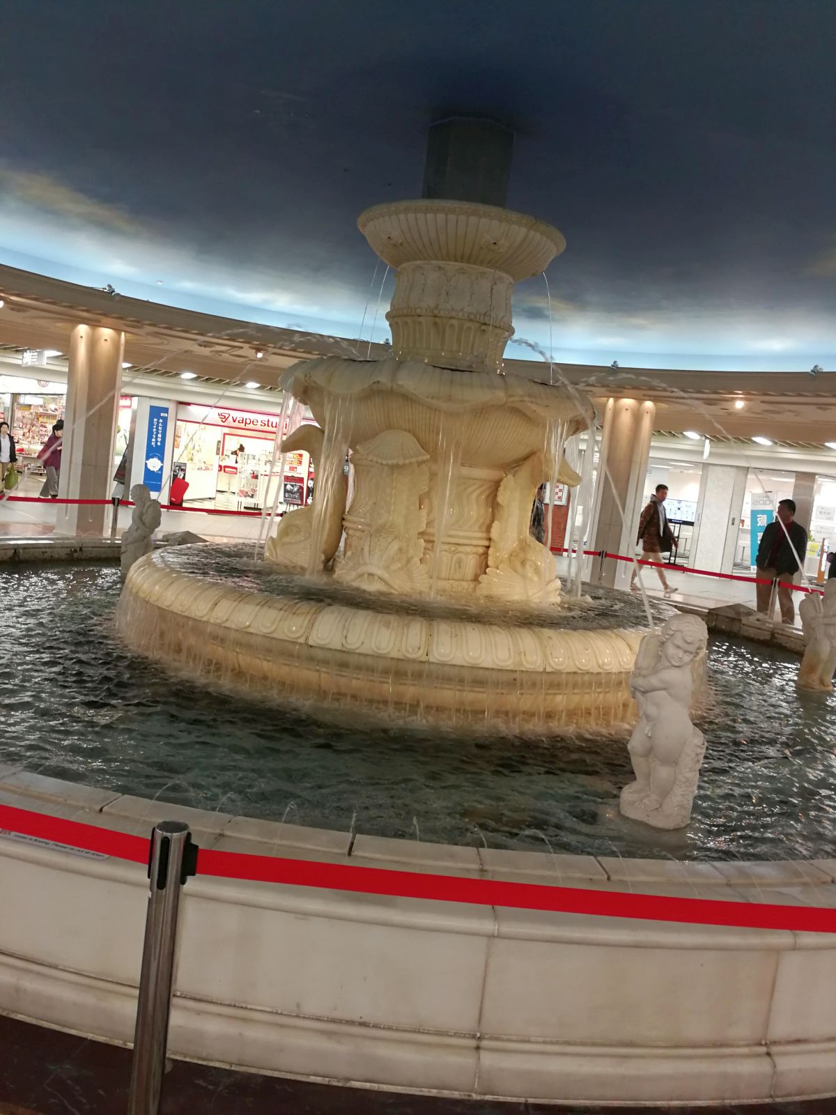 泉の広場の噴水