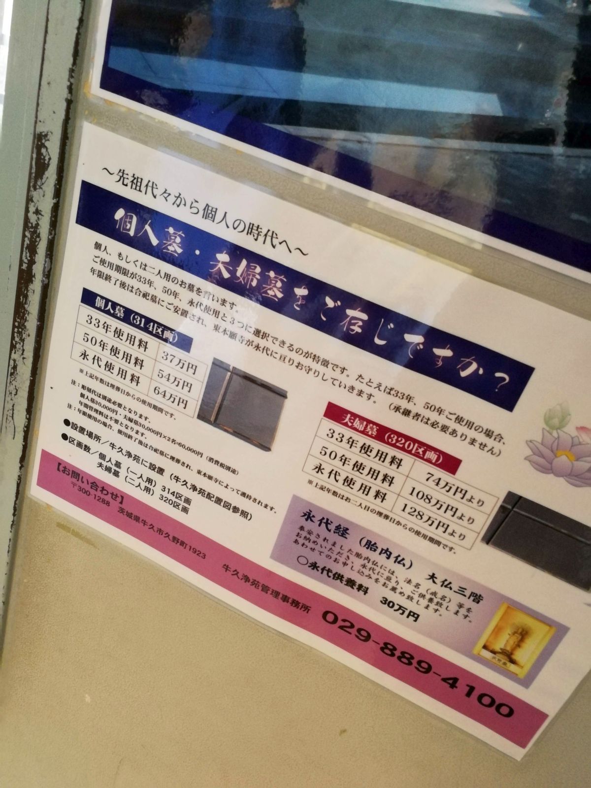 墓の使用料