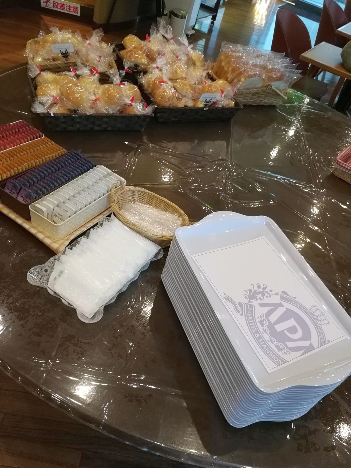 朝食会場