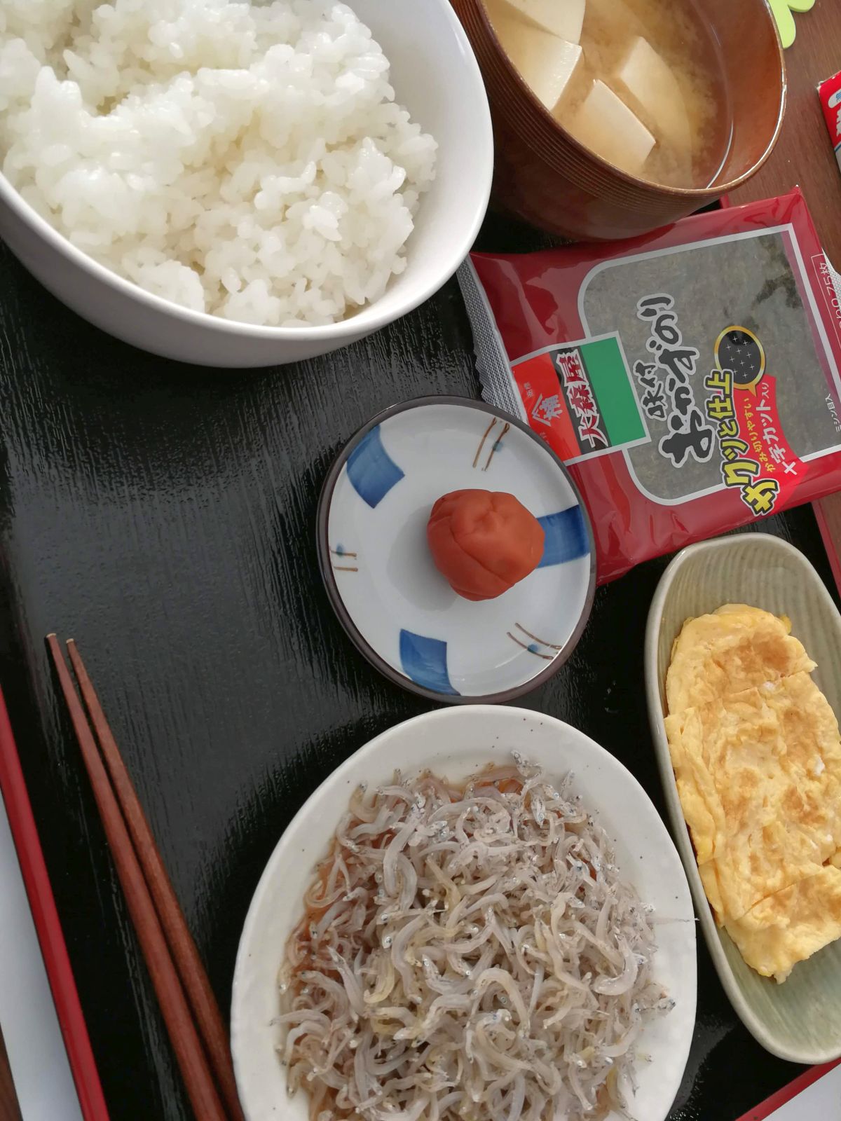 本日の朝食兼昼食