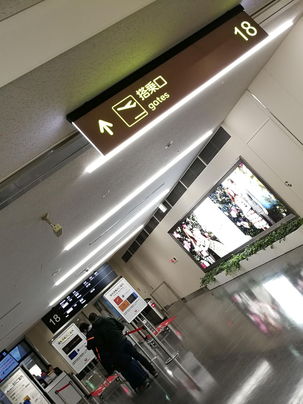 優先搭乗待ちレーン