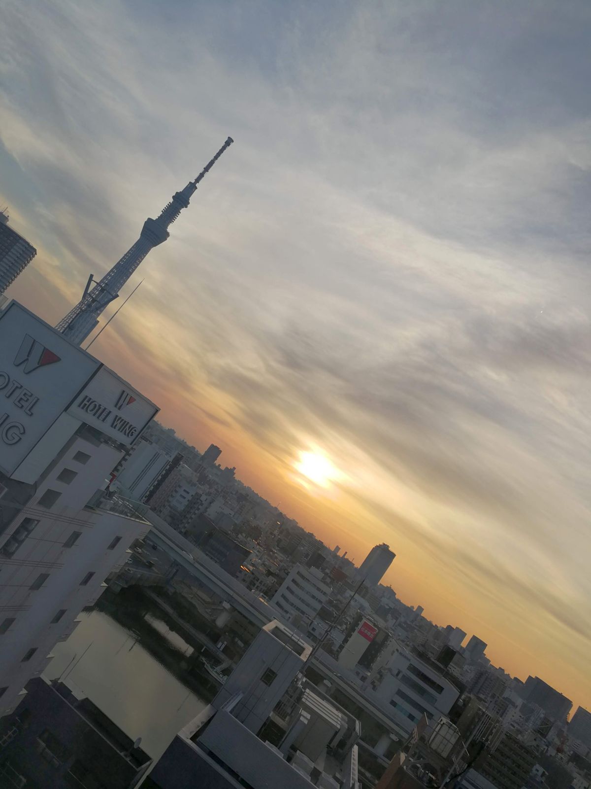 日の出風景