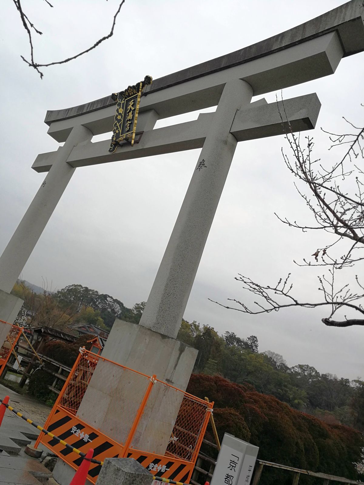 鳥居の根元