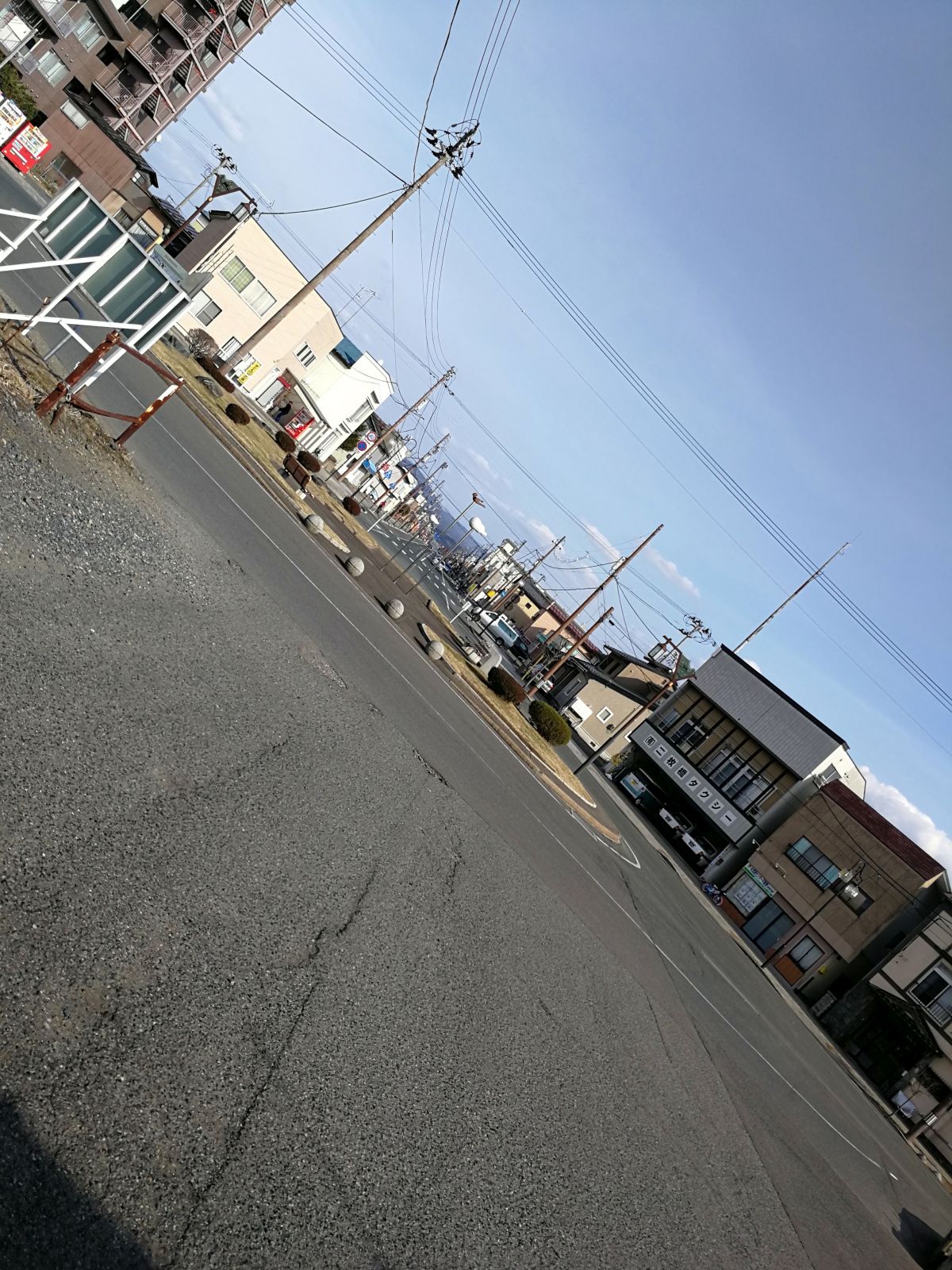 駅前の風景
