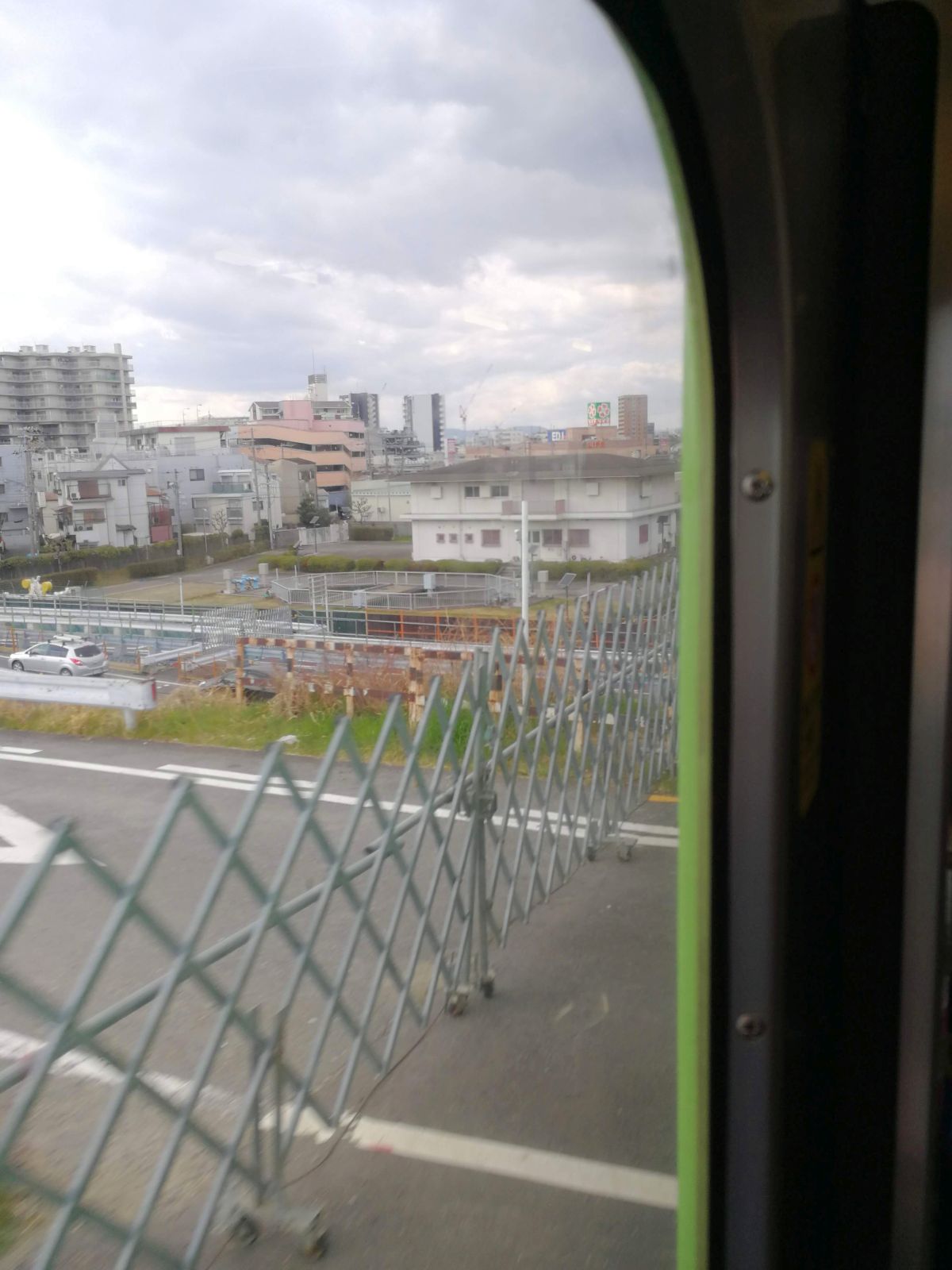 赤川鉄橋で撮ったところ