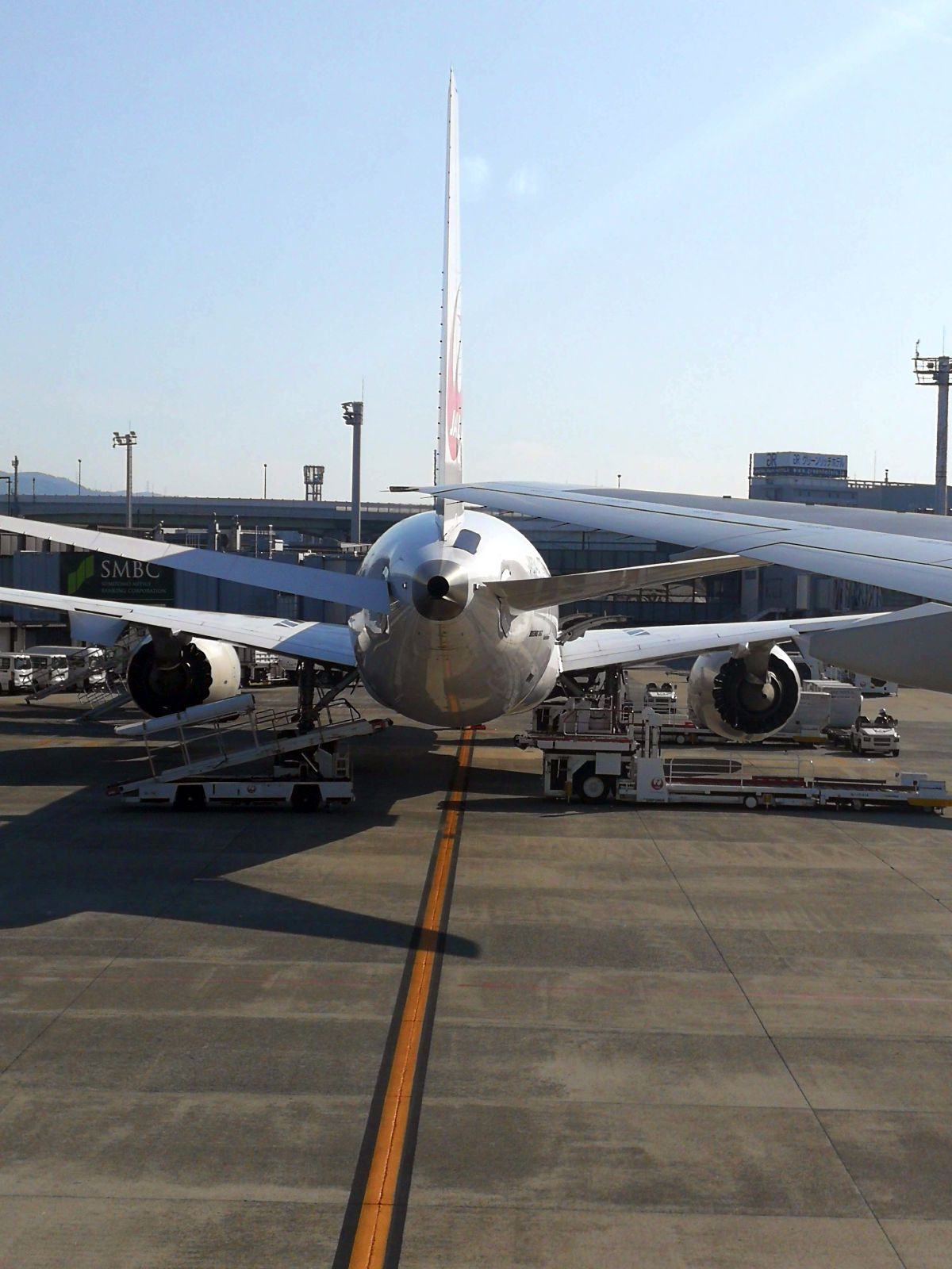 飛行機のお尻