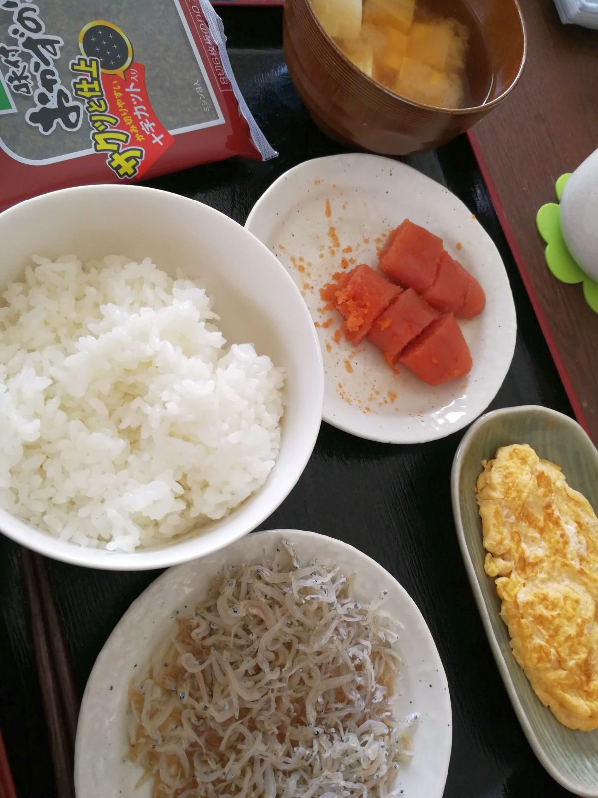 本日の朝食兼昼食