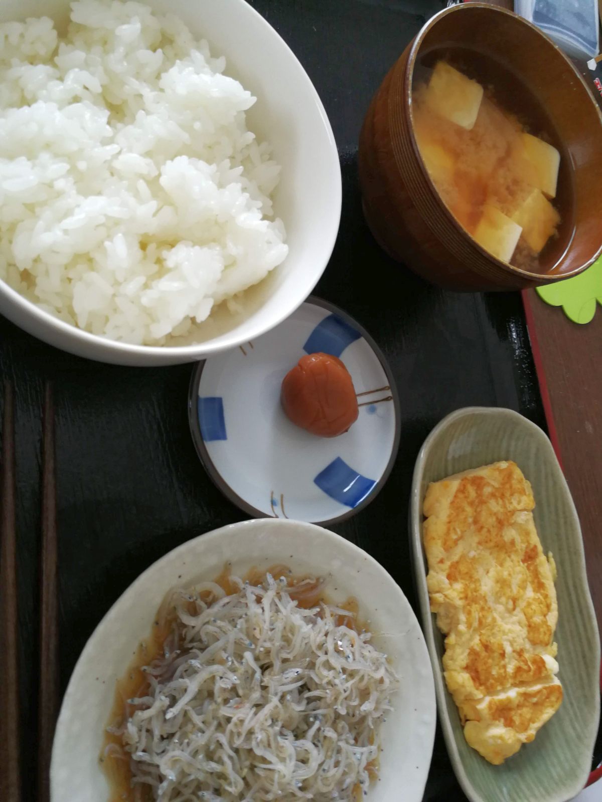 本日の朝食兼昼食