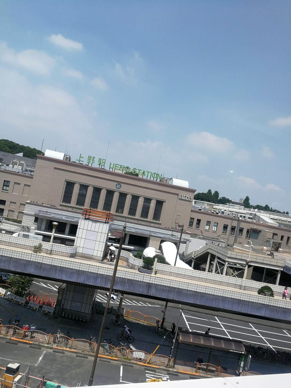 上野駅通過