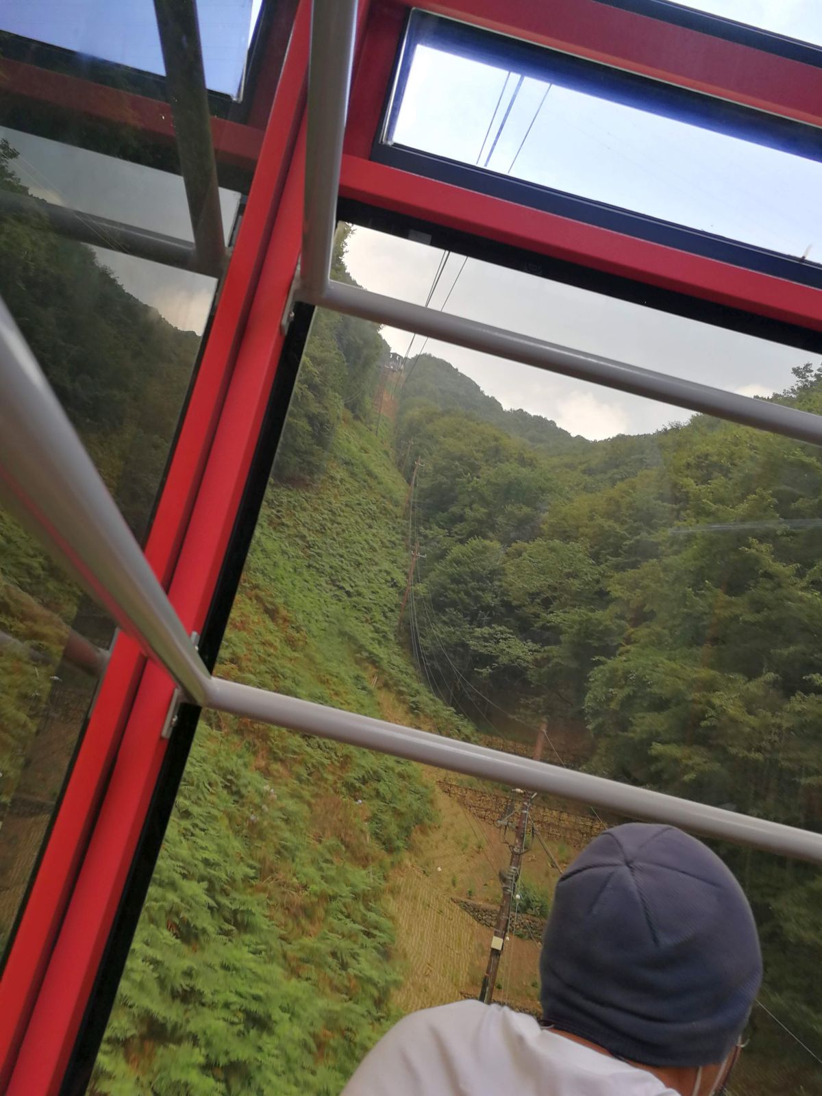 ロープウェイ乗車