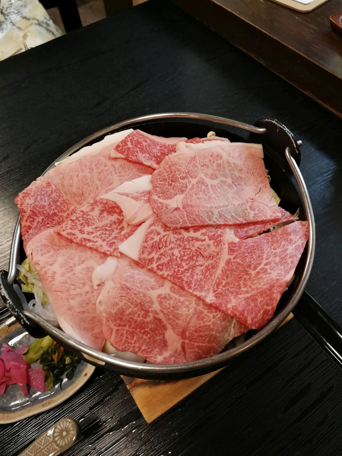 牛鍋の肉